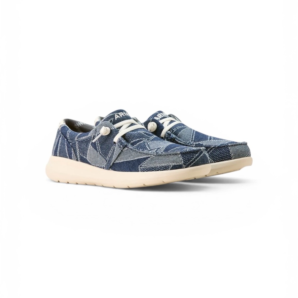 Ariat Hilo Mixed Denim Slip-On Sneakers NWT